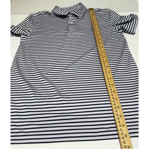Southern Tide Boys Polo Shirt Navy Lavender Size‎ XL Polyester Spandex Blend - Picture 5 of 6
